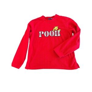 Disney Winnie The Pooh Fleece Pullover Top‎ Sz L